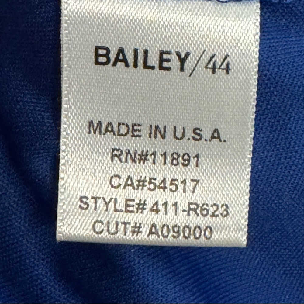Bailey/44 Royal Blue Cutout Sheath Dress (Medium) - Picture 10 of 11